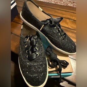 Keds for Kate Spade Black Glitter Women's Sneakers